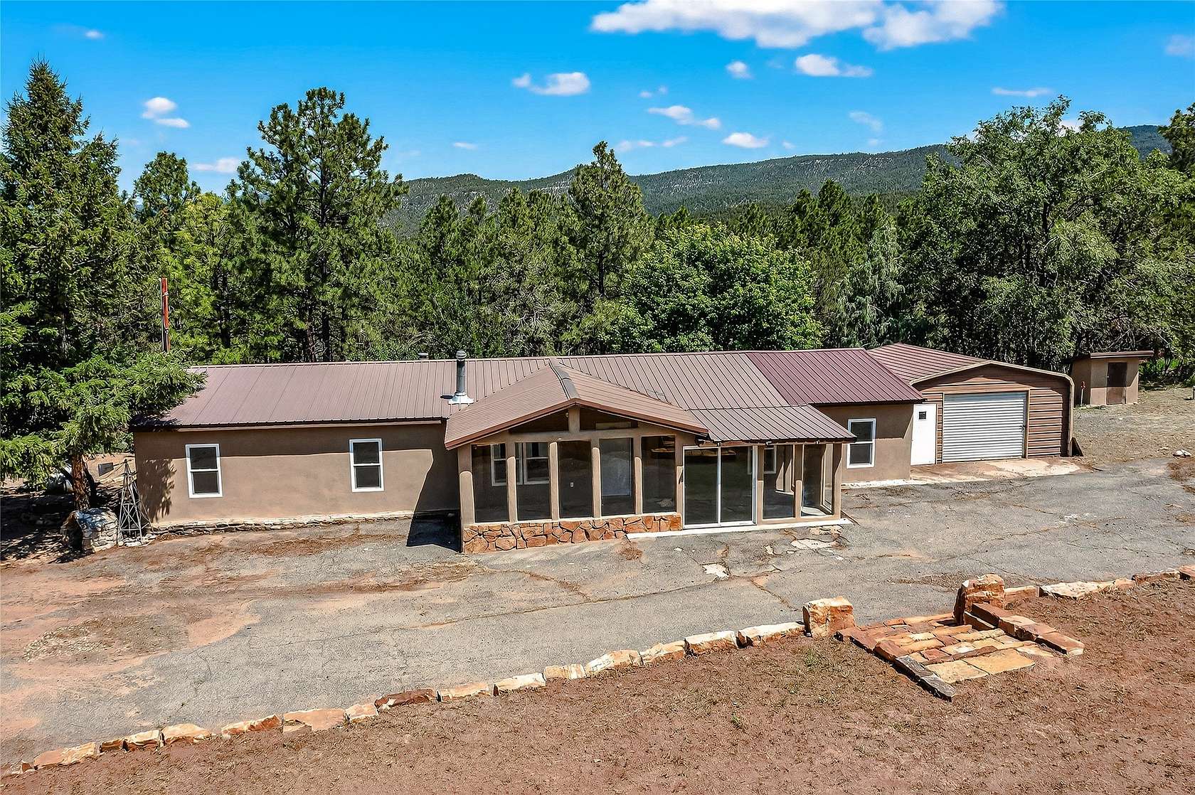 2 Acres of Residential Land with Home for Sale in Pecos, New Mexico