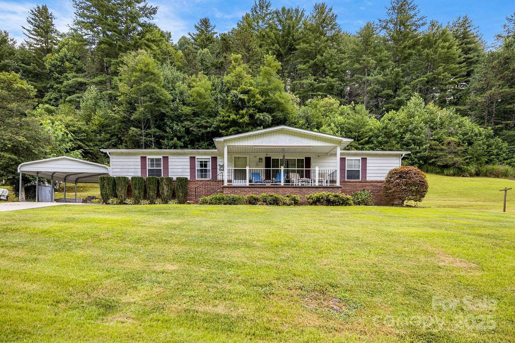 7.55 Acres of Residential Land with Home for Sale in Marshall, North Carolina