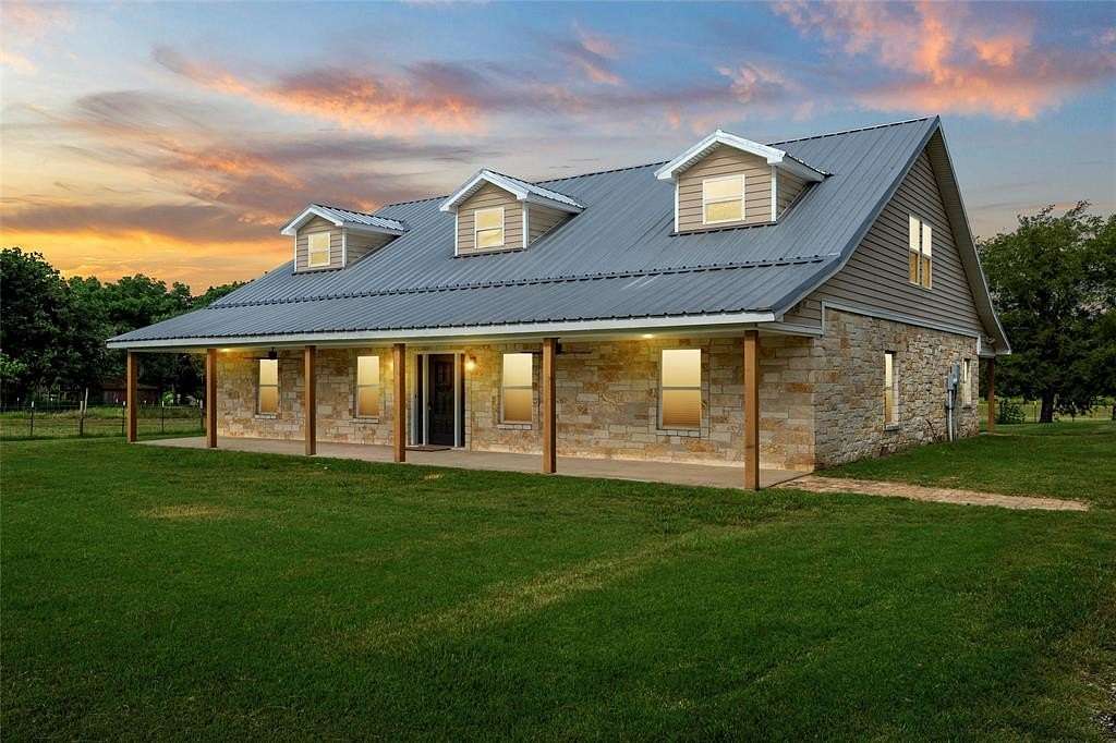 12.6 Acres of Land with Home for Sale in Wortham, Texas