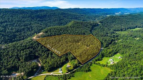 34.2 Acres of Recreational Land for Sale in Pioneer, Tennessee