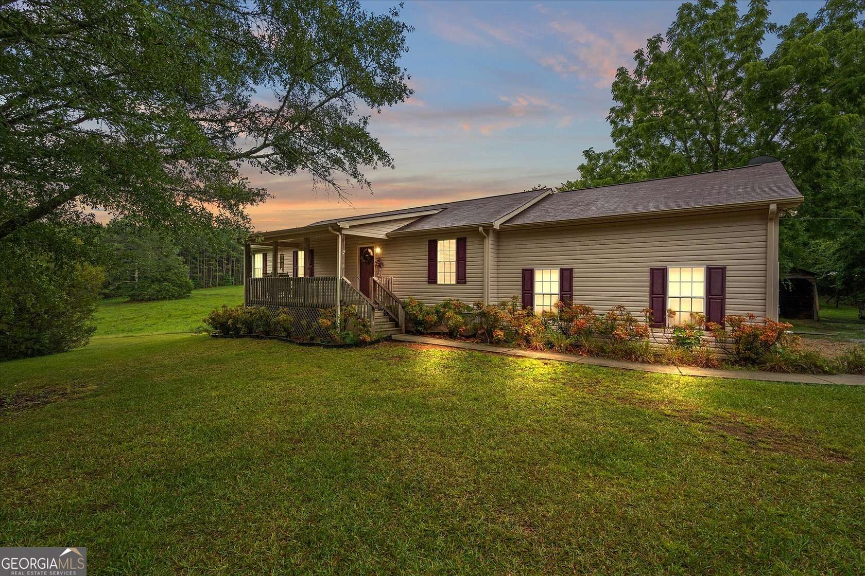 11 Acres of Land with Home for Sale in Franklin, Georgia