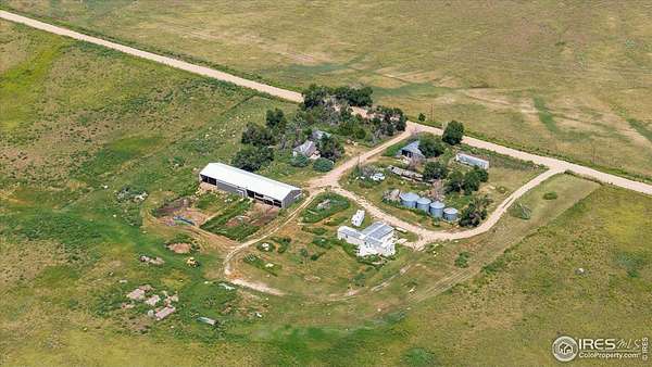 11.6 Acres of Land with Home for Sale in Snyder, Colorado