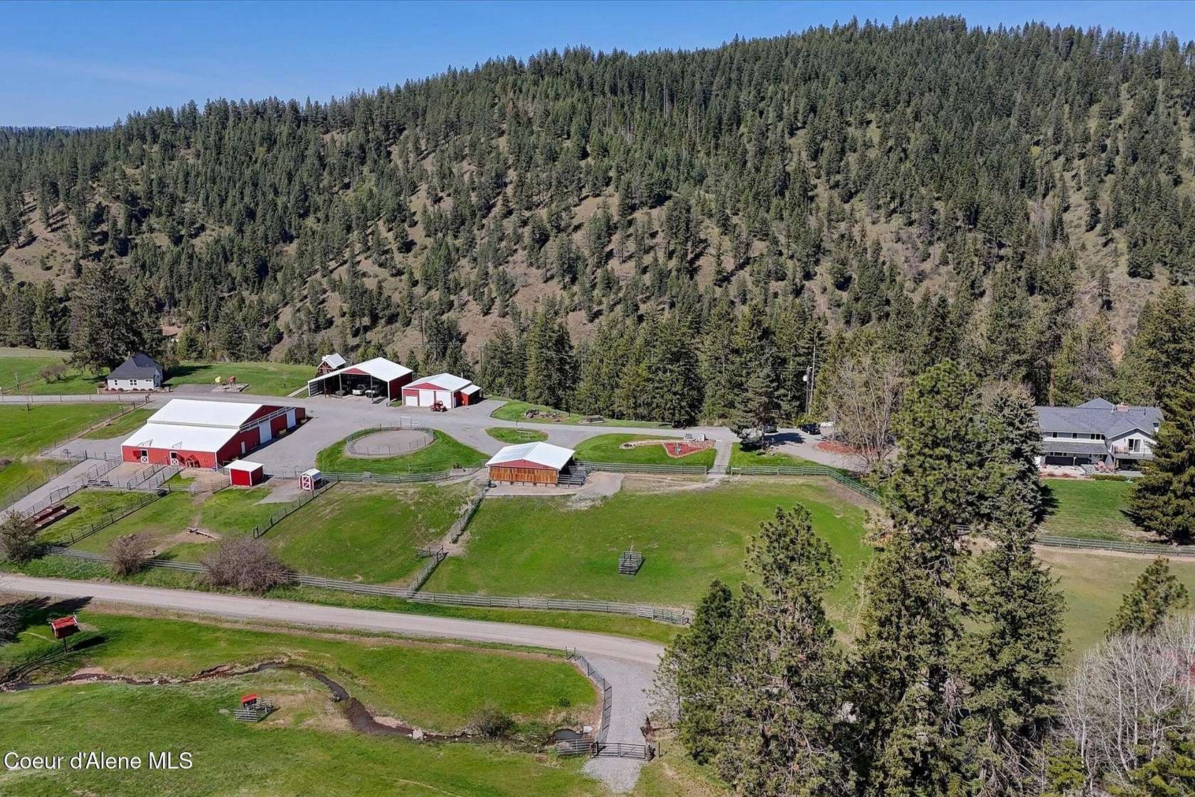 36.3 Acres of Land with Home for Sale in Coeur d'Alene, Idaho