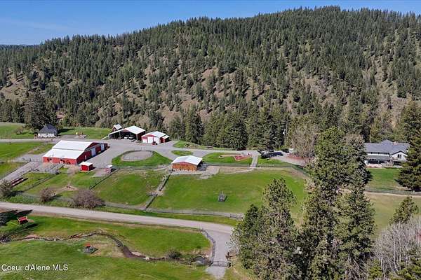 36.3 Acres of Land with Home for Sale in Coeur d'Alene, Idaho