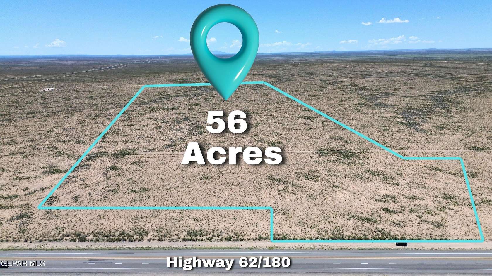 56 Acres of Recreational Land for Sale in Salt Flat, Texas