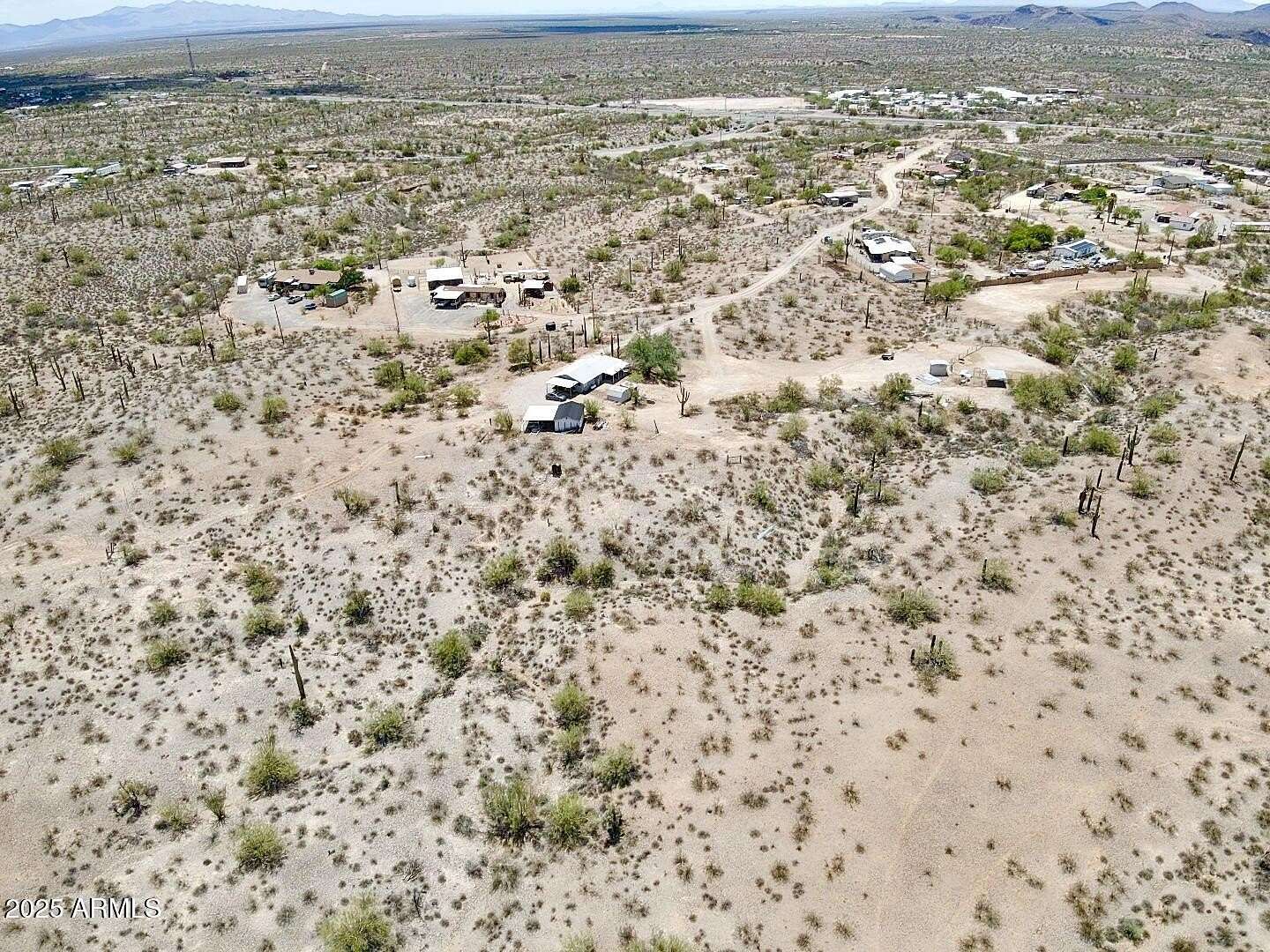 5 Acres of Residential Land with Home for Sale in Morristown, Arizona