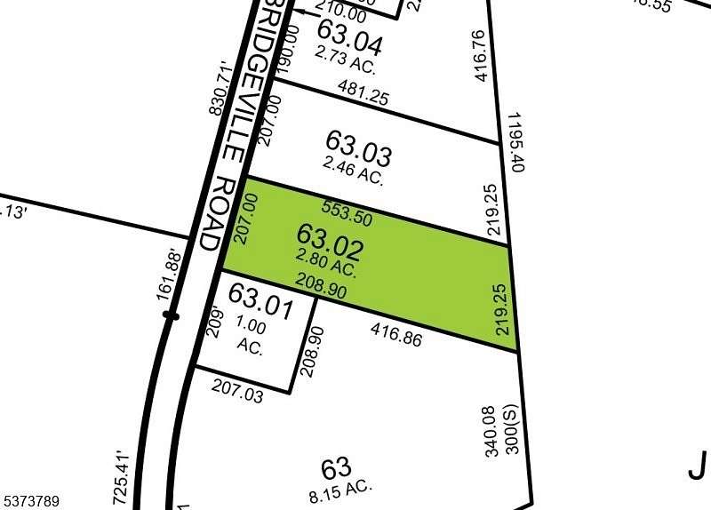 2.8 Acres of Residential Land for Sale in White Township, New Jersey