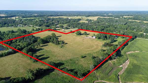 38 Acres of Agricultural Land with Home for Sale in Stockton, Missouri