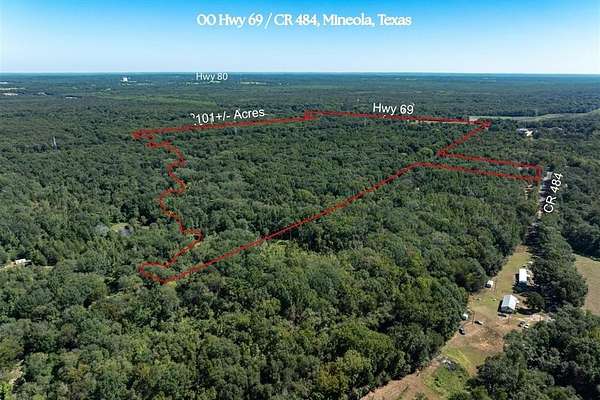 125 Acres of Recreational & Residential Land for Sale in Mineola, Texas