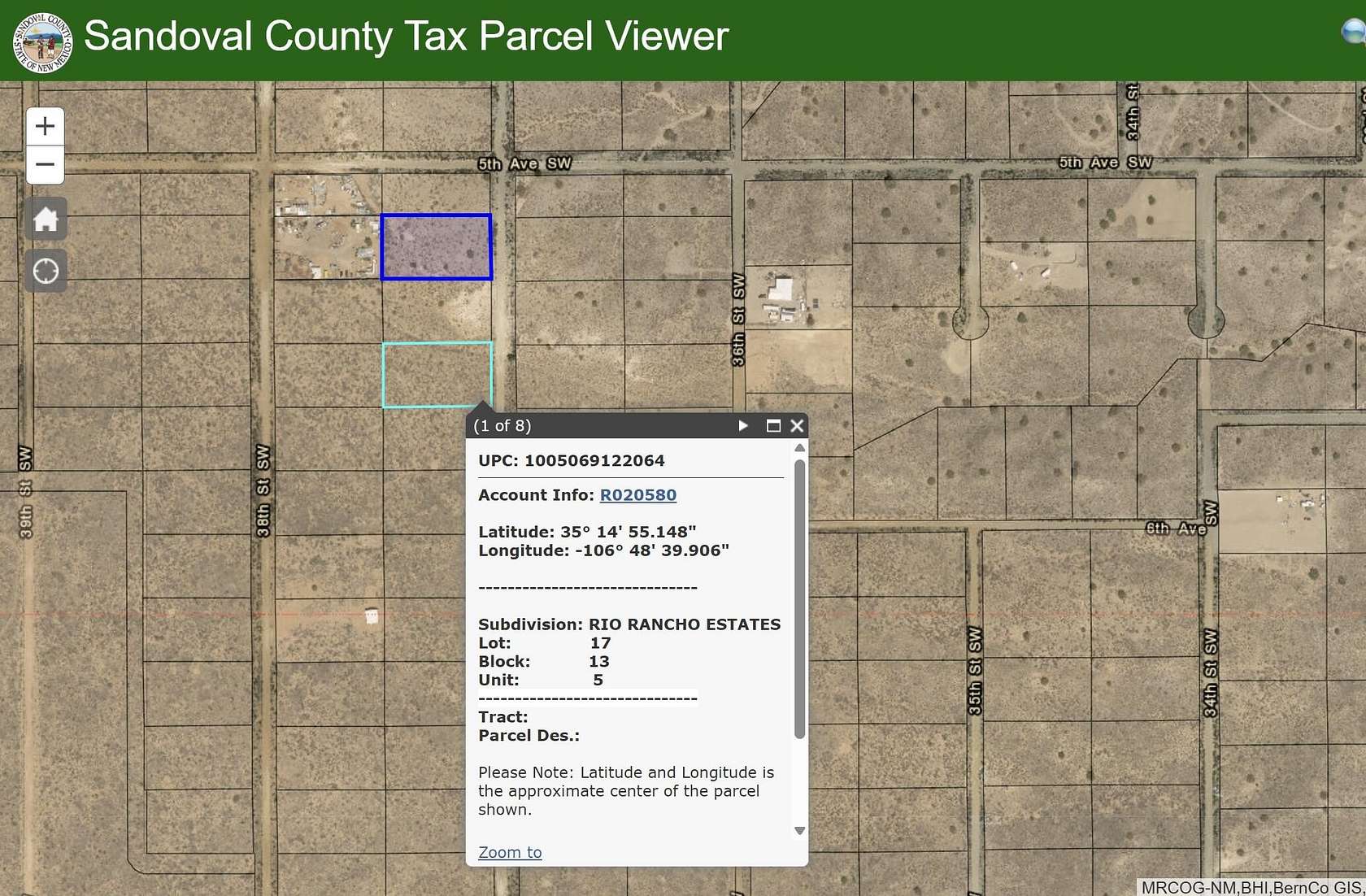 1 Acre of Land for Sale in Rio Rancho, New Mexico