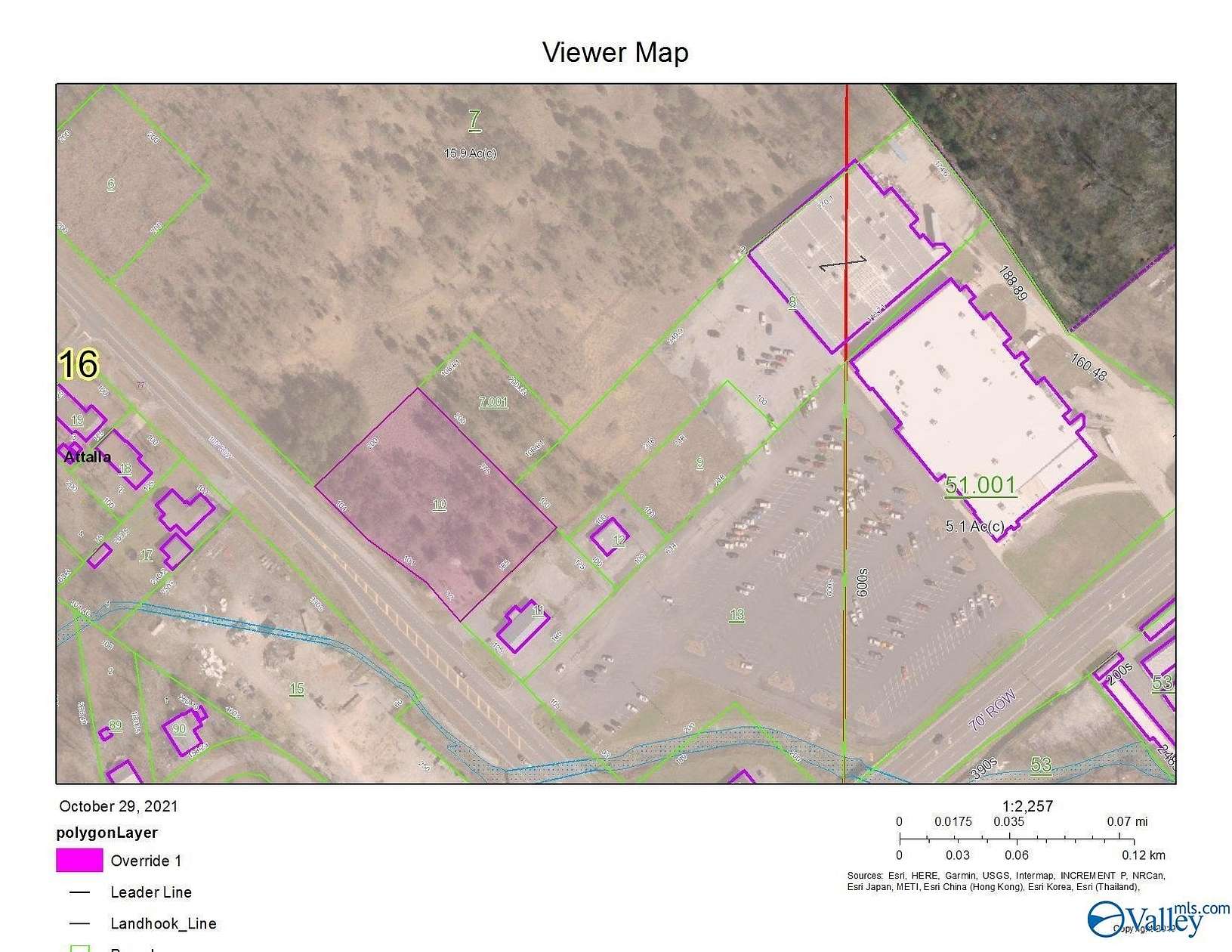 1.7 Acres of Commercial Land for Sale in Attalla, Alabama