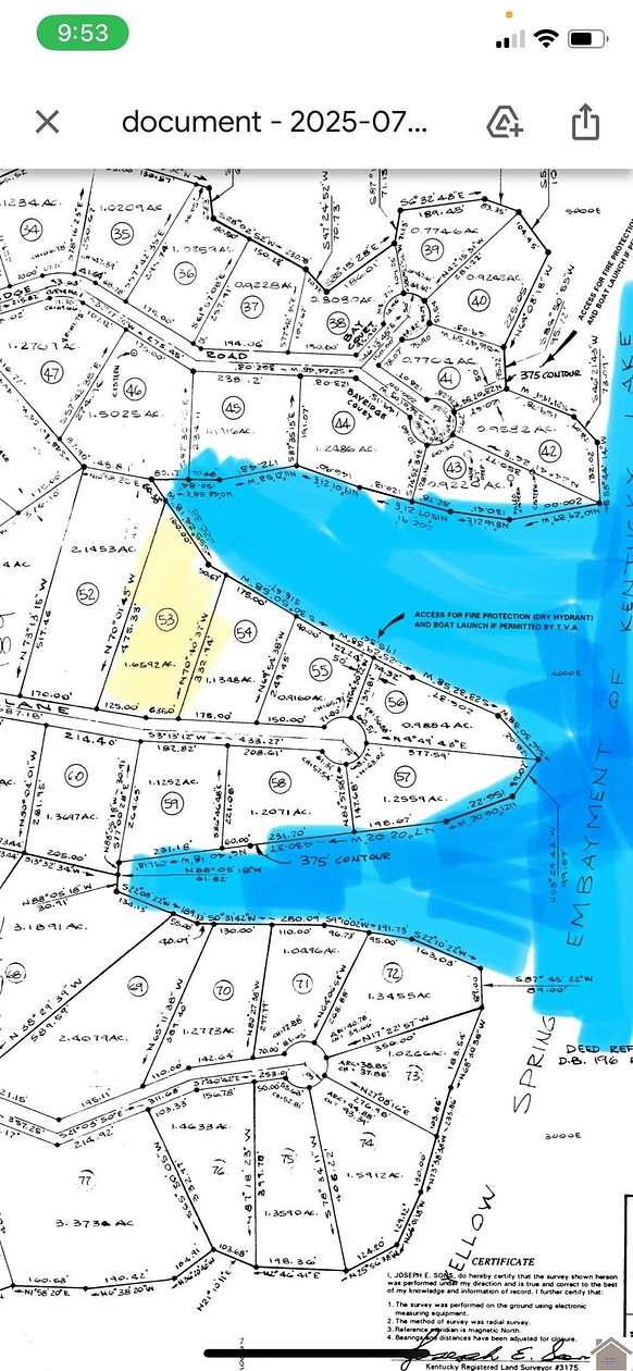 1.65 Acres of Land for Sale in New Concord, Kentucky