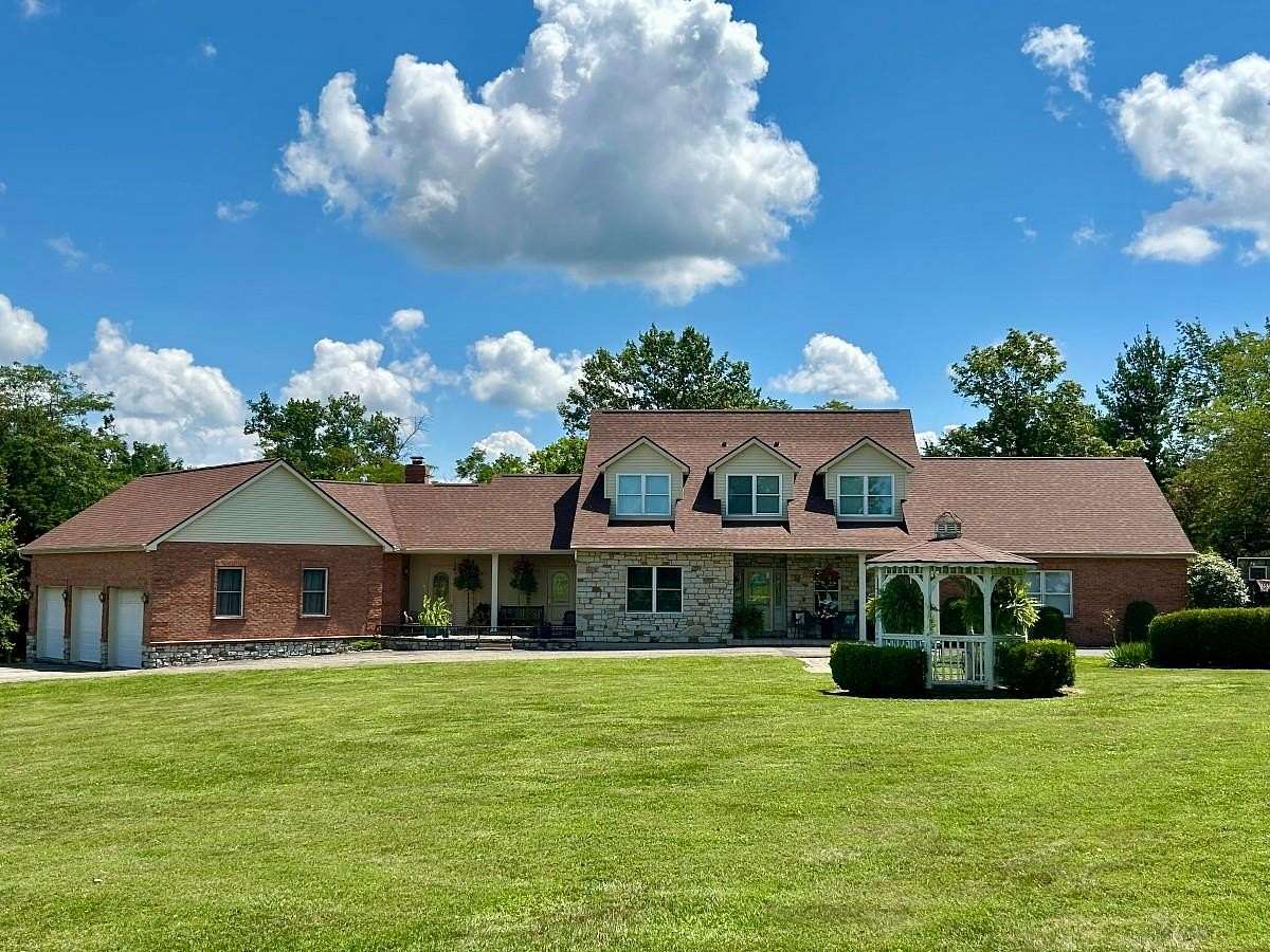 3.8 Acres of Residential Land with Home for Sale in Aurora, Indiana