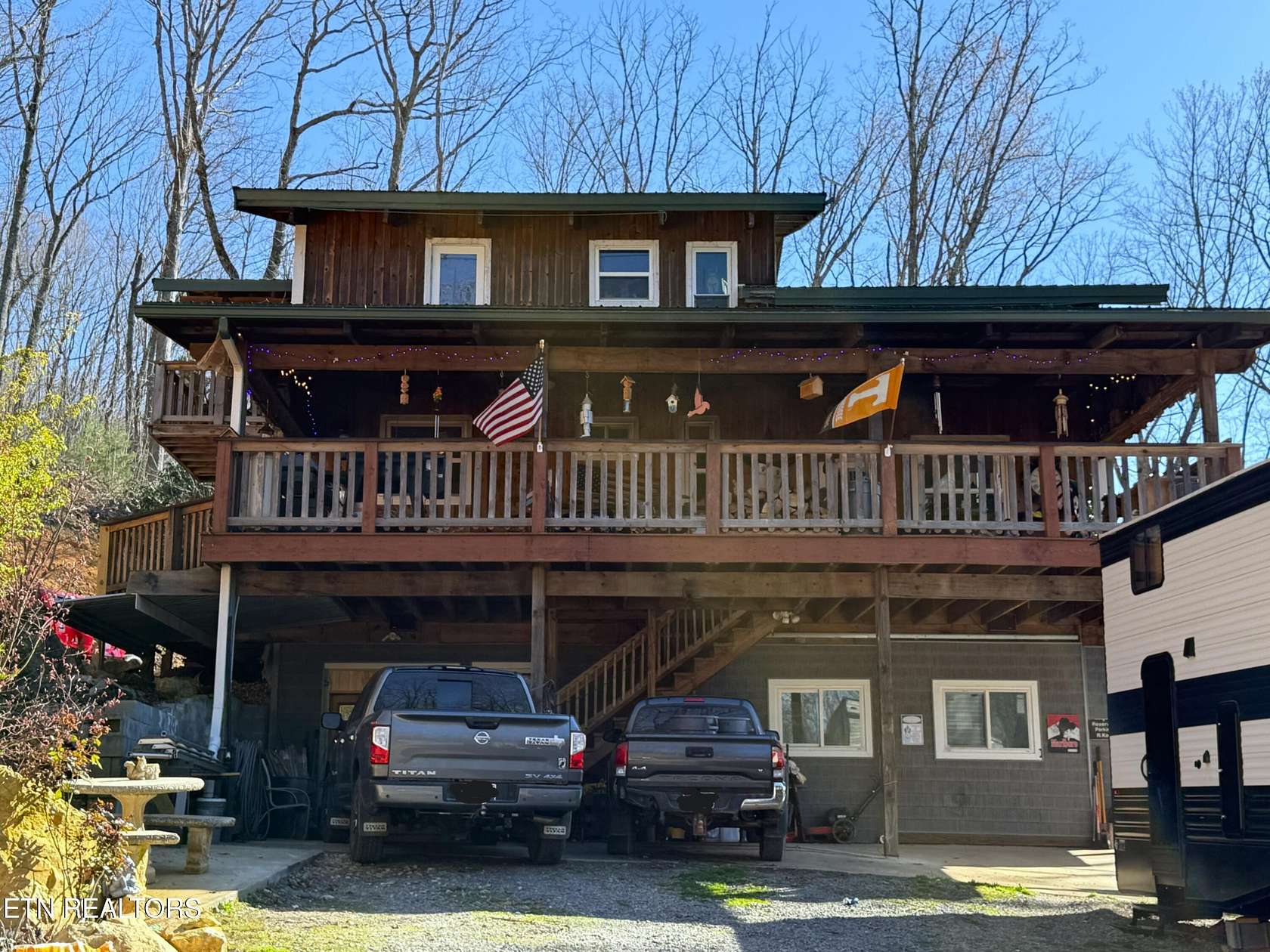 4.18 Acres of Residential Land with Home for Sale in Cosby, Tennessee