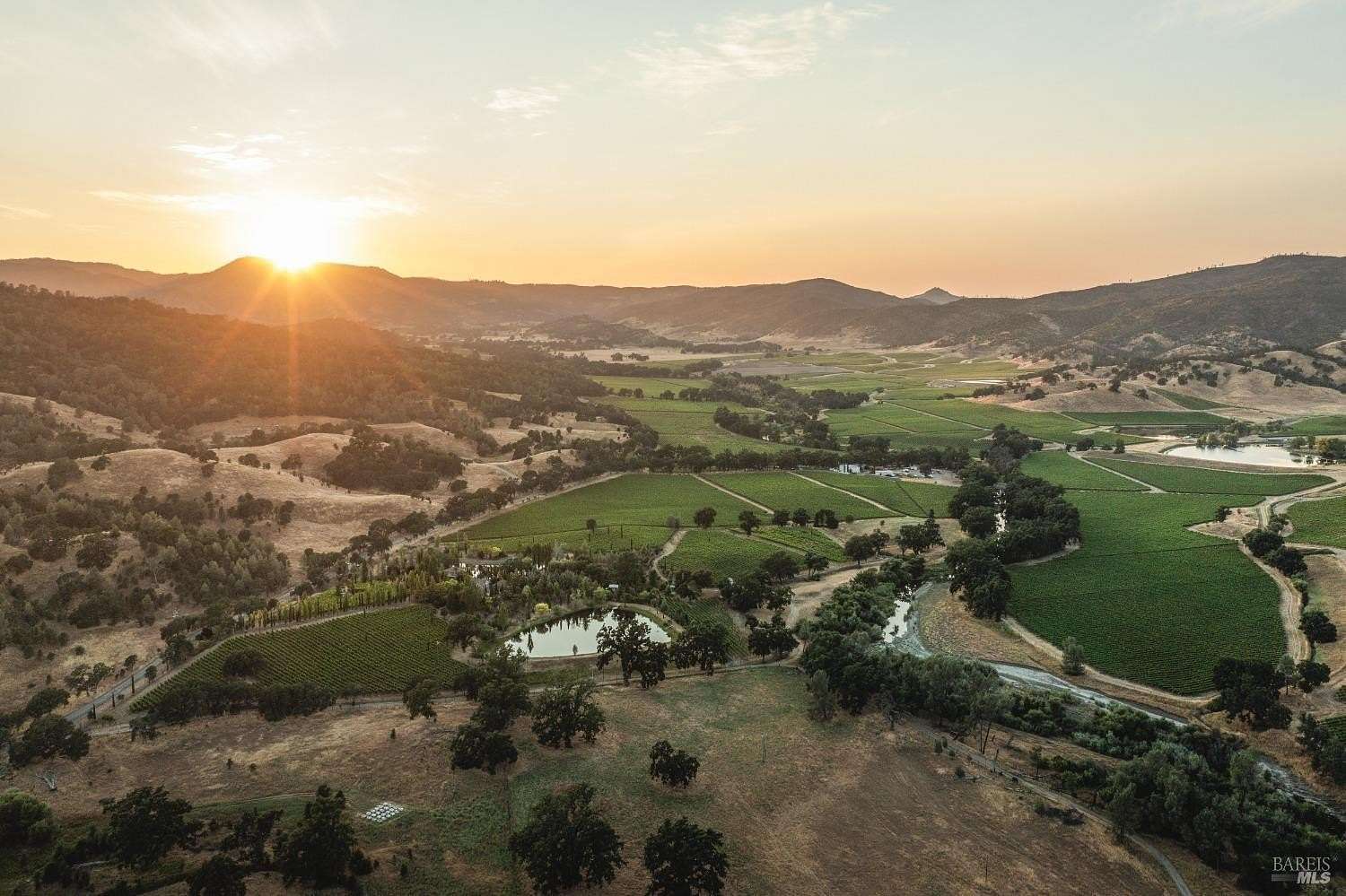 27.3 Acres of Agricultural Land with Home for Sale in St. Helena, California