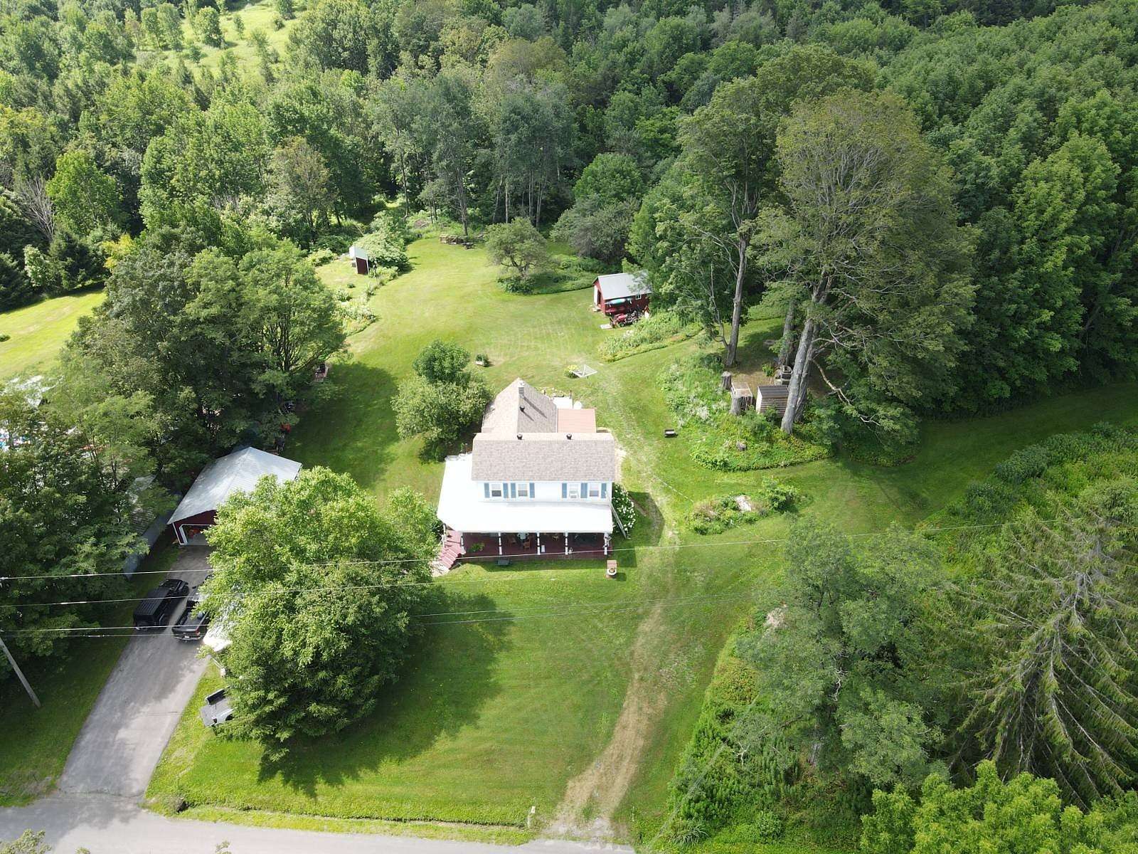 5.48 Acres of Land with Home for Sale in Burlington Flats, New York
