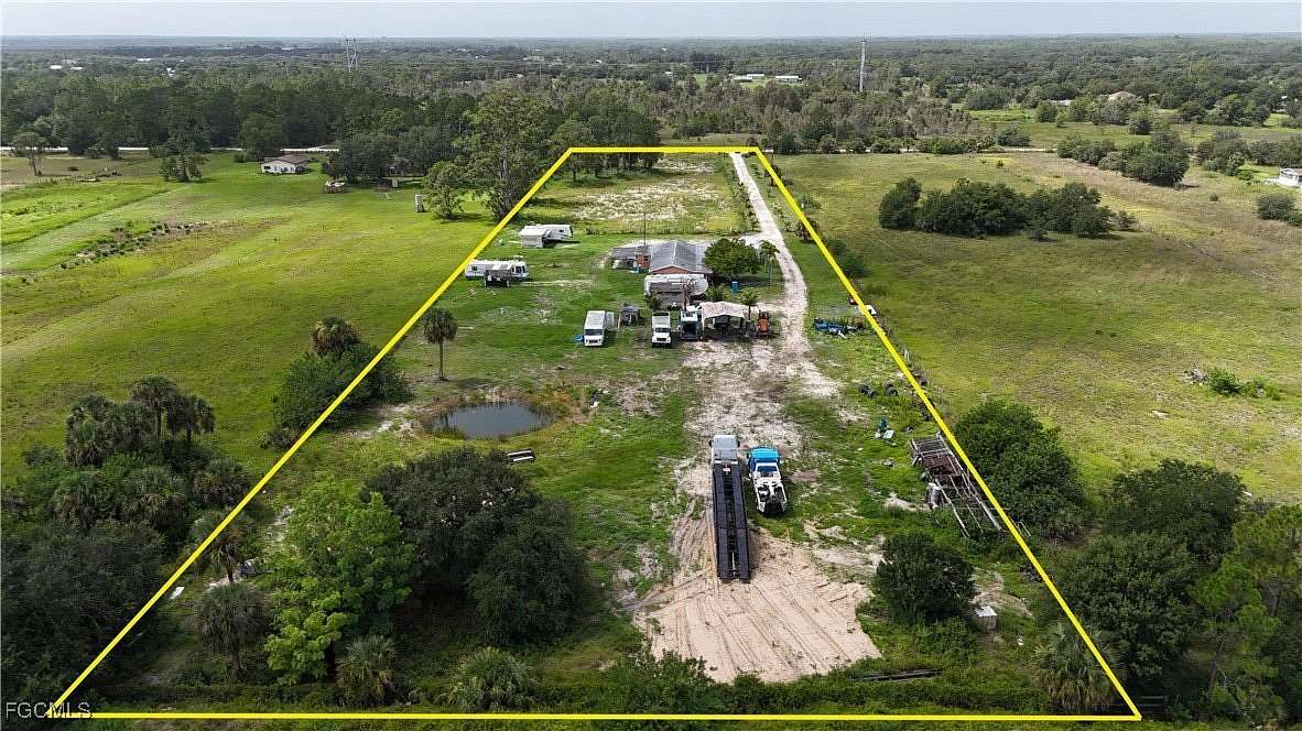 5 Acres of Land with Home for Sale in Fort Myers, Florida