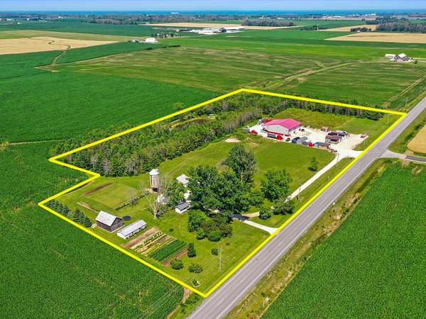 12 Acres of Improved Mixed-Use Land for Sale in Mishicot, Wisconsin