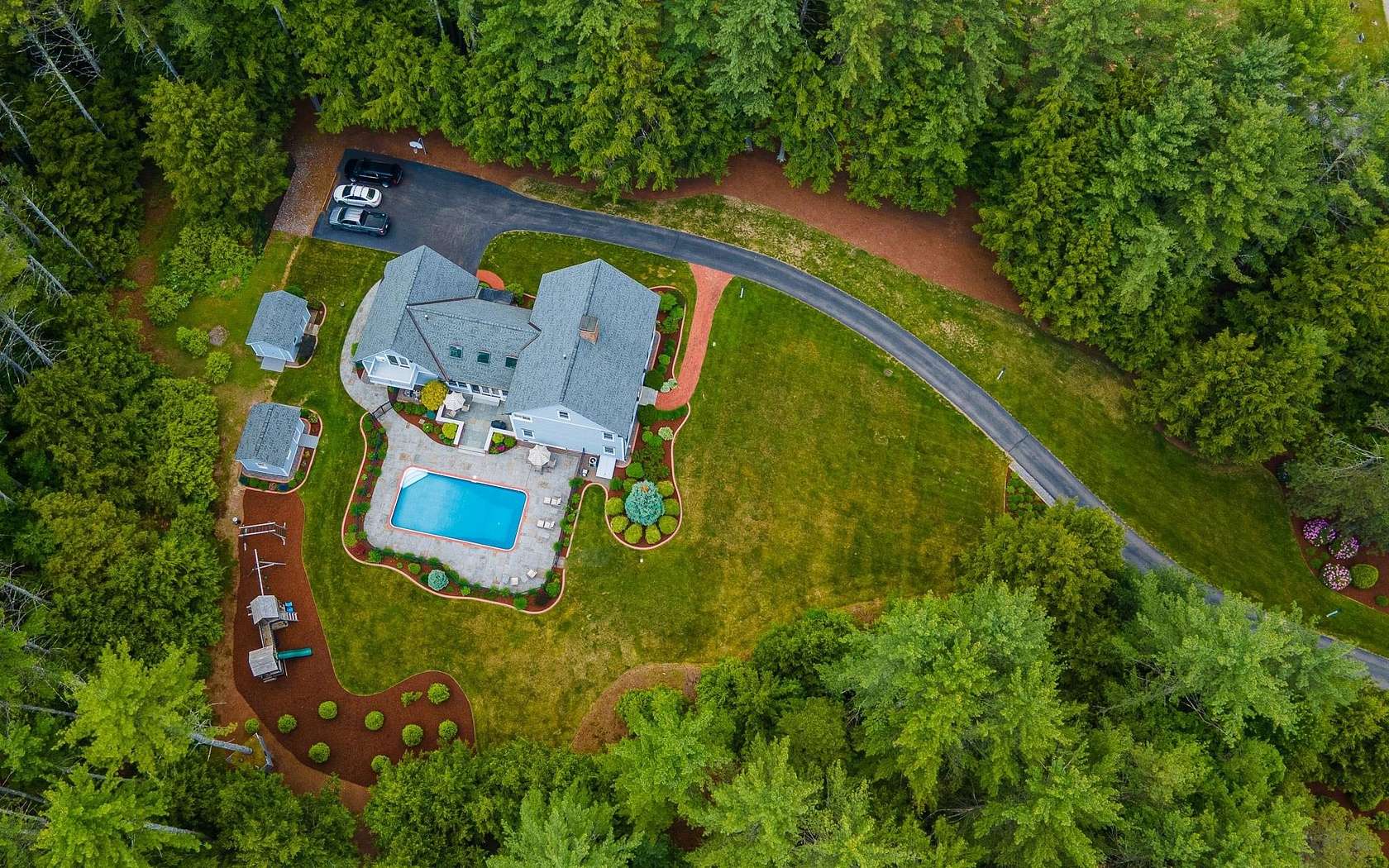 2.7 Acres of Residential Land with Home for Sale in Swanzey, New Hampshire