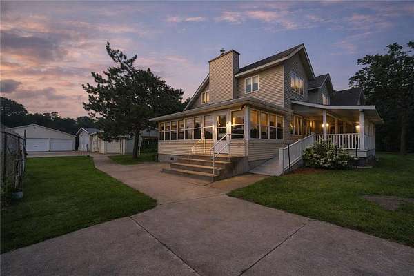 4.32 Acres of Land with Home for Sale in Merrifield, Minnesota