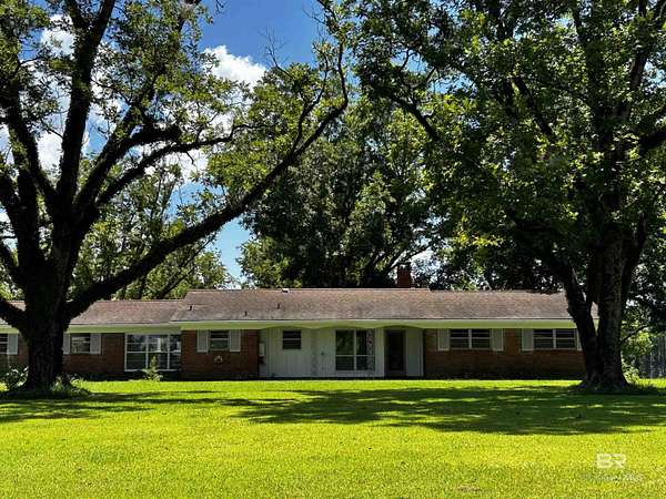 9.3 Acres of Residential Land with Home for Sale in Bay Minette, Alabama