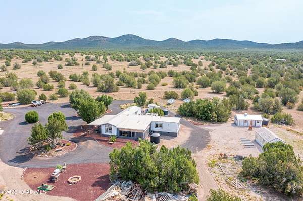 37.6 Acres of Land with Home for Sale in Seligman, Arizona