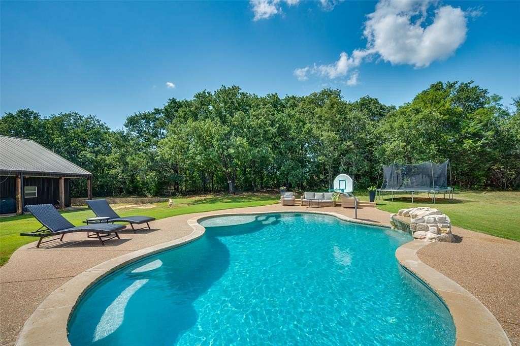 2 Acres of Residential Land with Home for Sale in Grandview, Texas