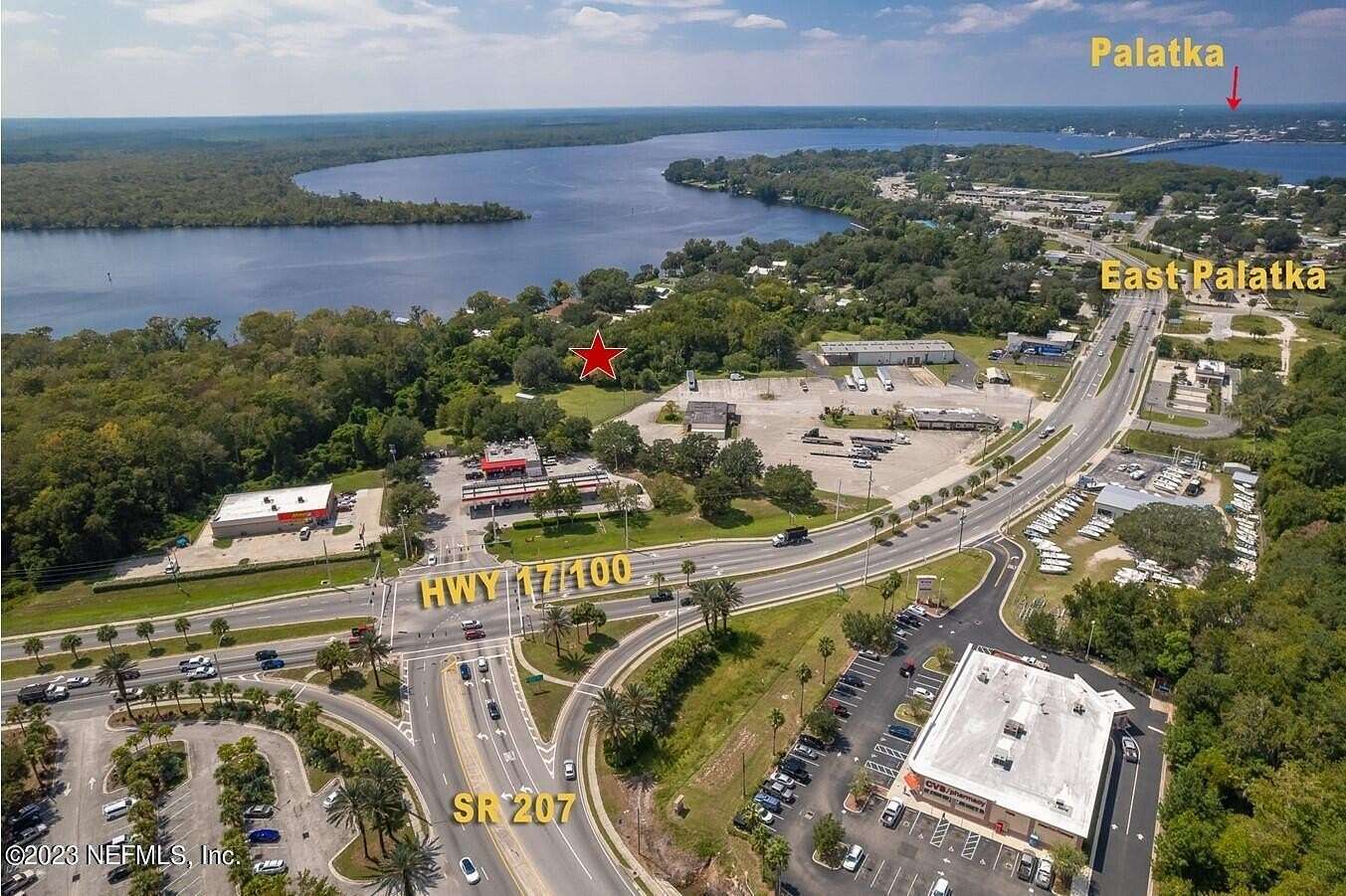 1.1 Acres of Commercial Land for Sale in East Palatka, Florida