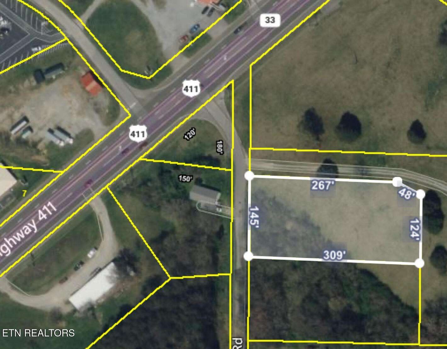 2 Acres of Commercial Land for Sale in Madisonville, Tennessee