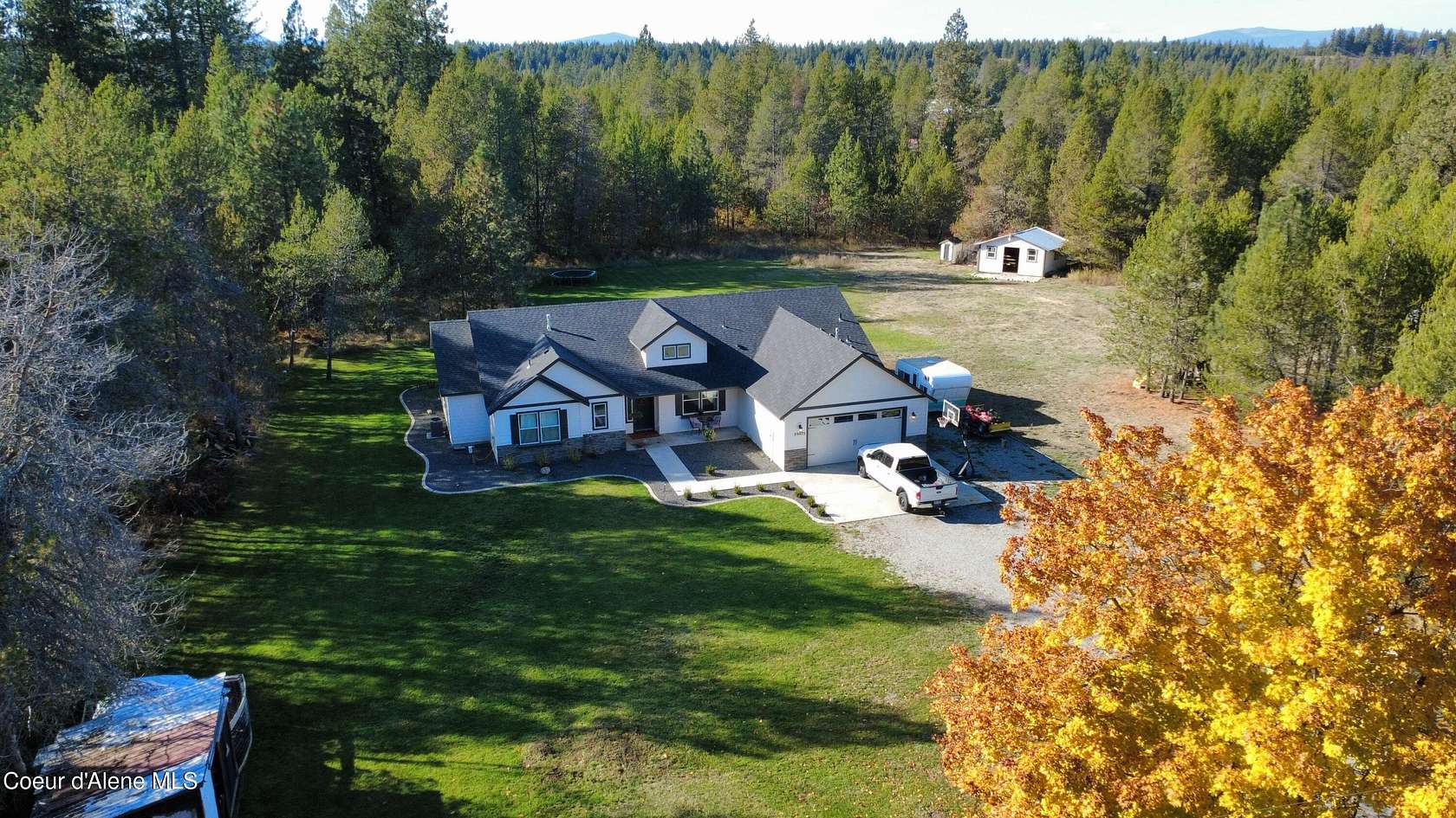 4.73 Acres of Residential Land with Home for Sale in Athol, Idaho