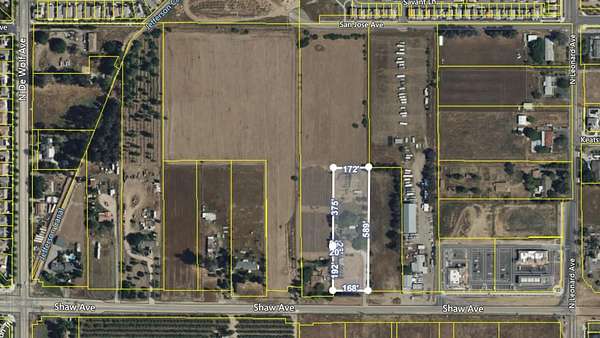 2 Acres of Improved Commercial Land for Sale in Clovis, California
