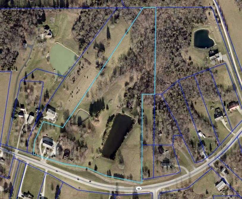 14.5 Acres of Land with Home for Sale in Aurora, Indiana