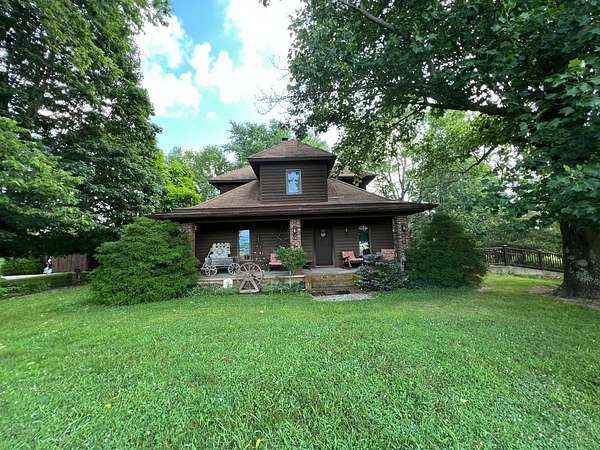 14.5 Acres of Land with Home for Sale in Aurora, Indiana