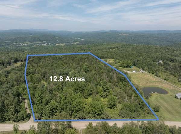 12.8 Acres of Recreational Land for Sale in Wolcott, Vermont