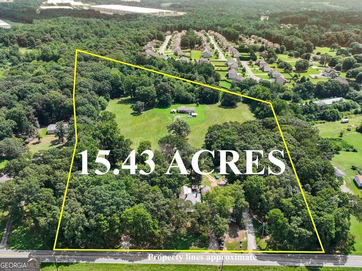 15 Acres of Recreational Land with Home for Sale in Jefferson, Georgia