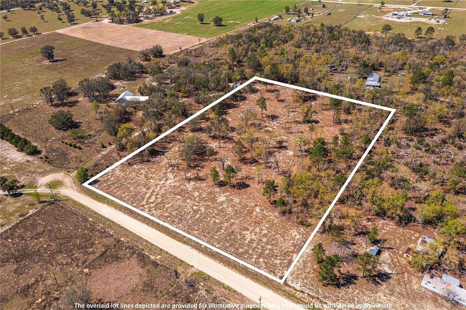 5.53 Acres of Residential Land for Sale in Bronson, Florida