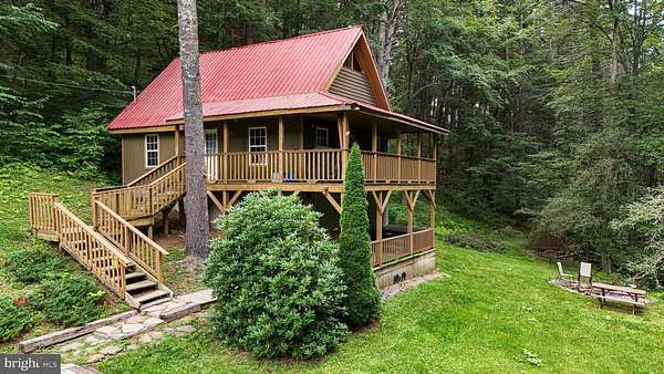 5.37 Acres of Land with Home for Sale in Dunmore, West Virginia
