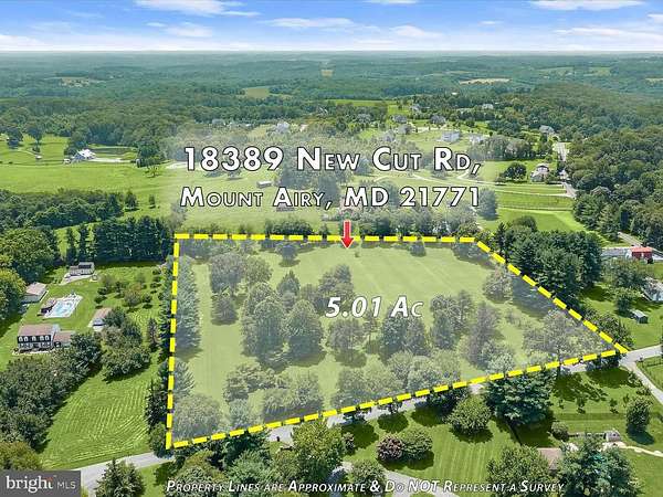 5 Acres of Agricultural Land for Sale in Mount Airy, Maryland