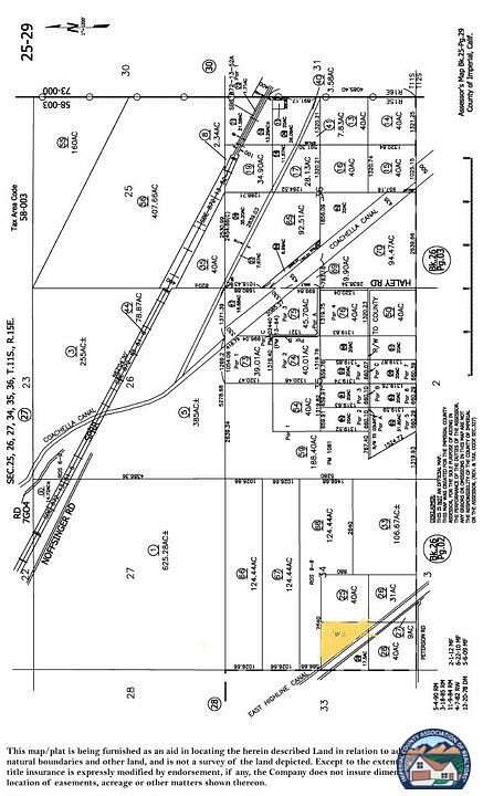 22.5 Acres of Land for Sale in Calipatria, California