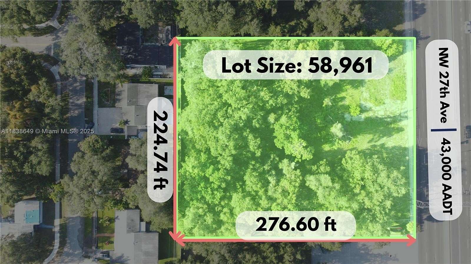 1.35 Acres of Mixed-Use Land for Sale in Miami Gardens, Florida