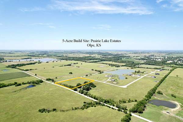 5 Acres of Residential Land for Sale in Olpe, Kansas