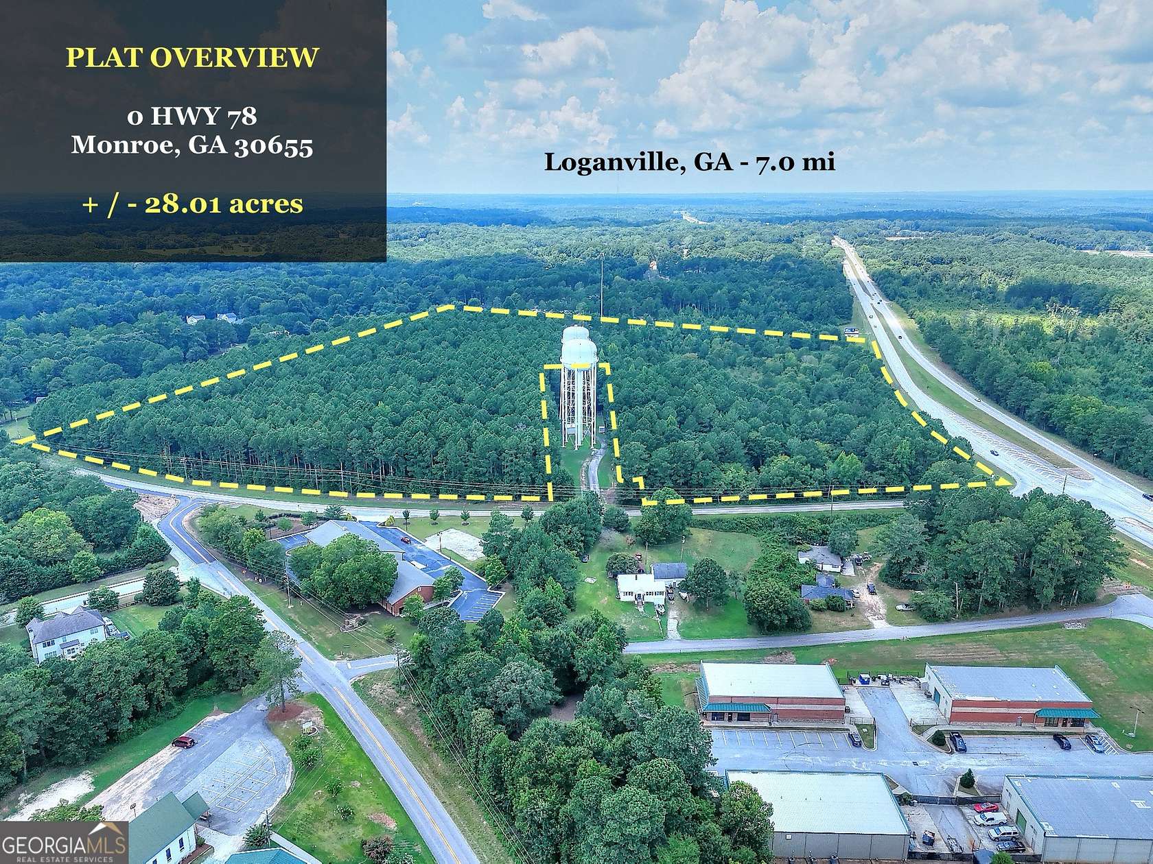 28 Acres of Land for Sale in Monroe, Georgia