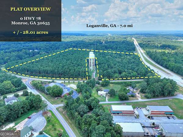 28 Acres of Land for Sale in Monroe, Georgia