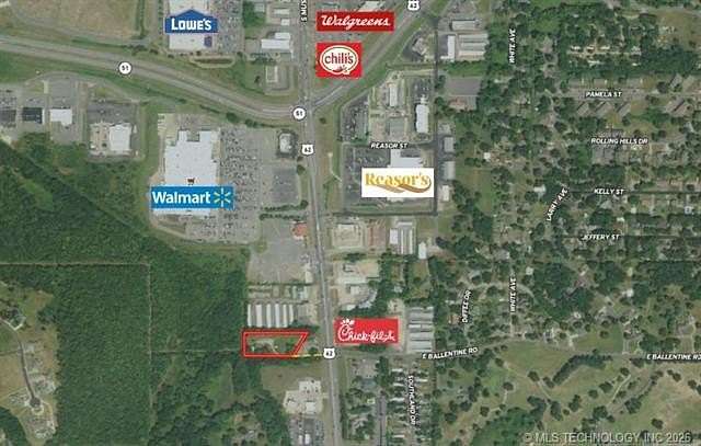 1.44 Acres of Commercial Land for Sale in Tahlequah, Oklahoma