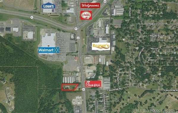1.44 Acres of Commercial Land for Sale in Tahlequah, Oklahoma
