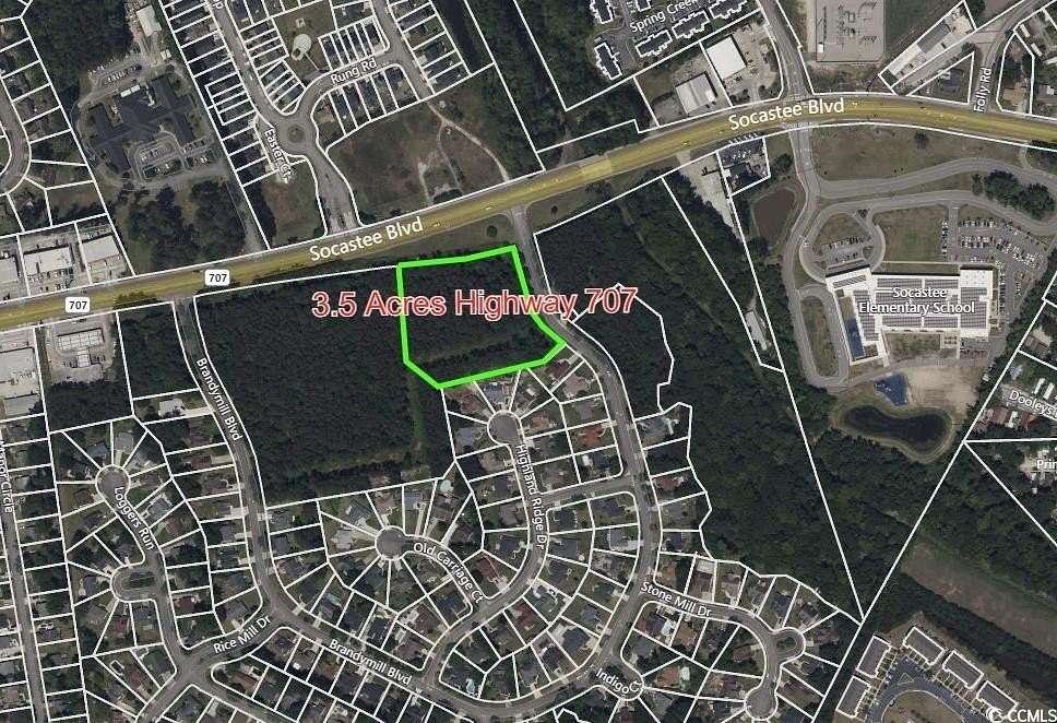 3.5 Acres of Mixed-Use Land for Sale in Myrtle Beach, South Carolina