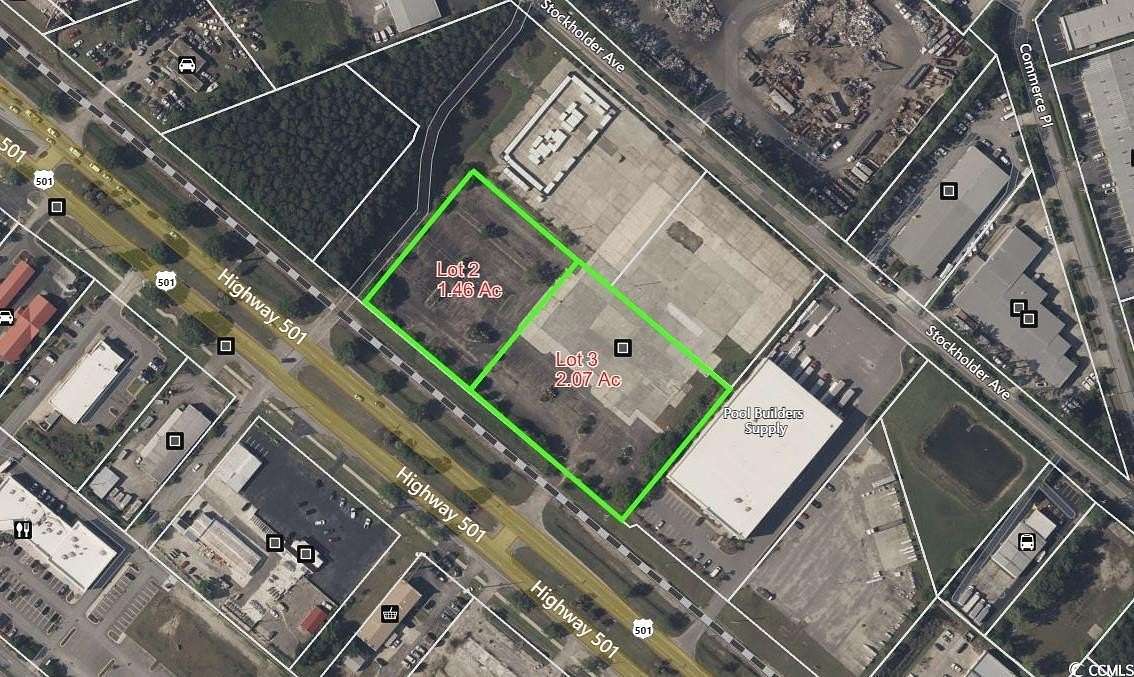 2 Acres of Commercial Land for Sale in Myrtle Beach, South Carolina