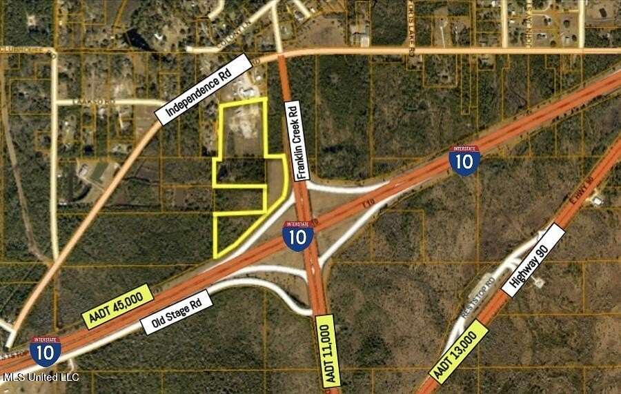 23.3 Acres of Commercial Land for Sale in Moss Point, Mississippi