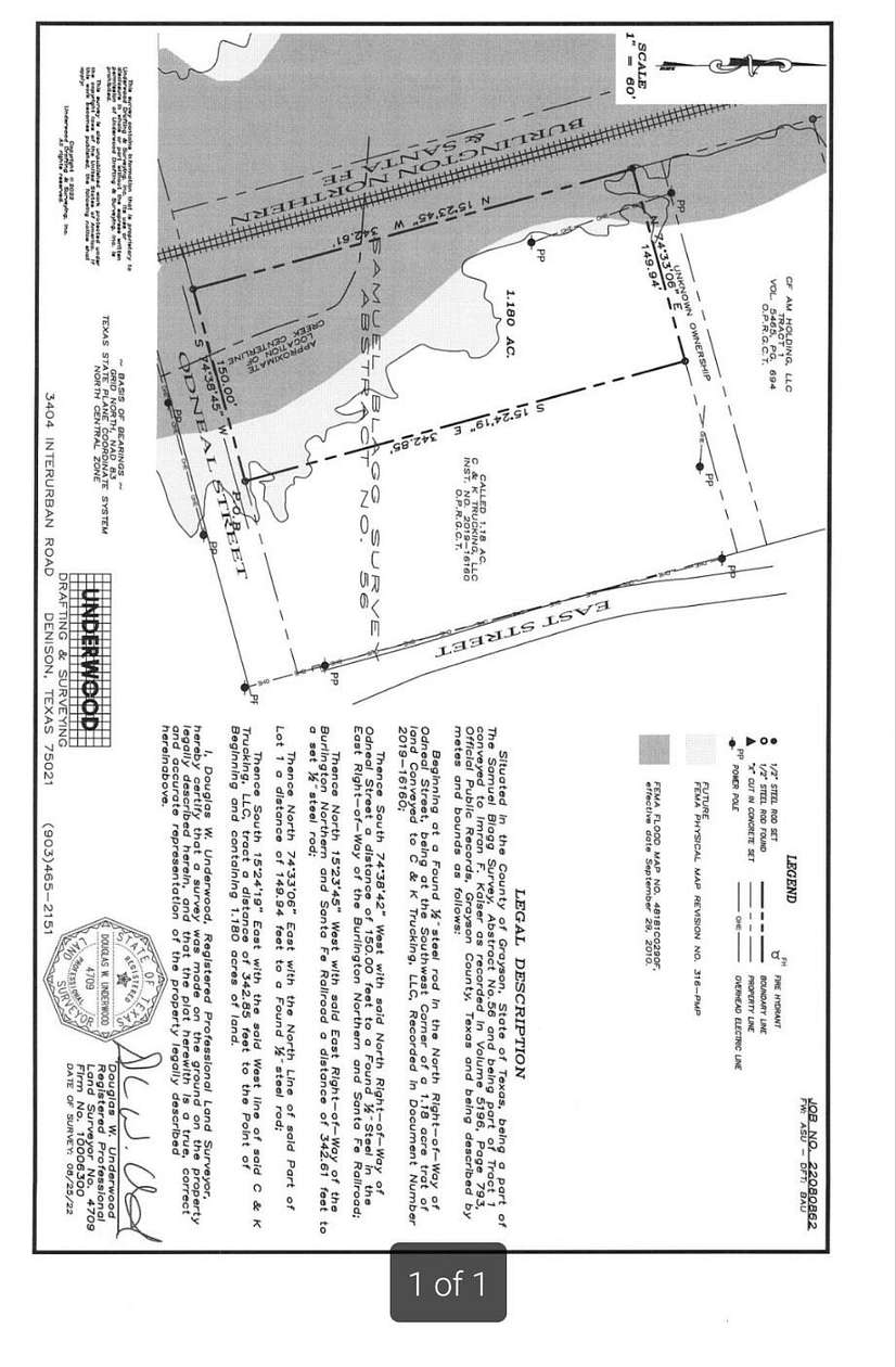 2 Acres of Commercial Land for Sale in Sherman, Texas