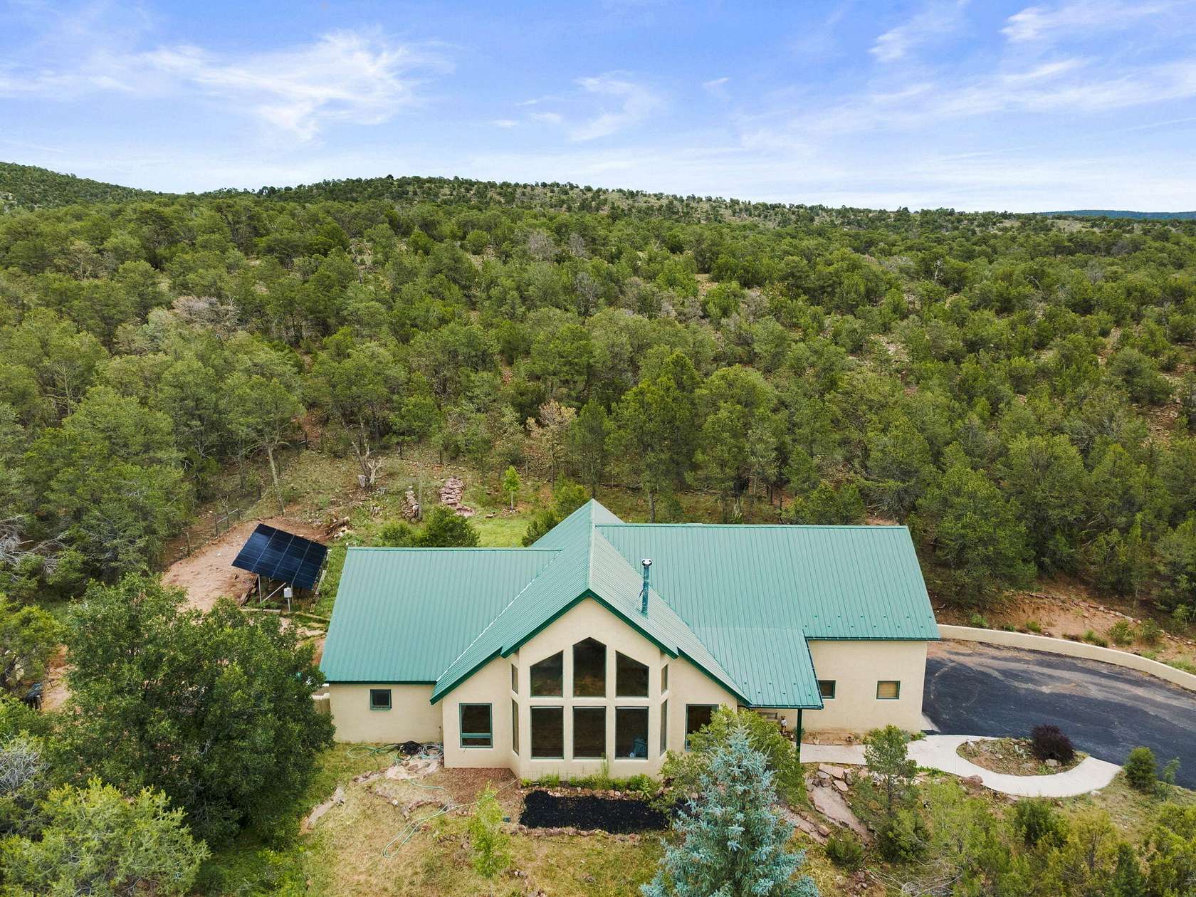 2.12 Acres of Land with Home for Sale in Tijeras, New Mexico
